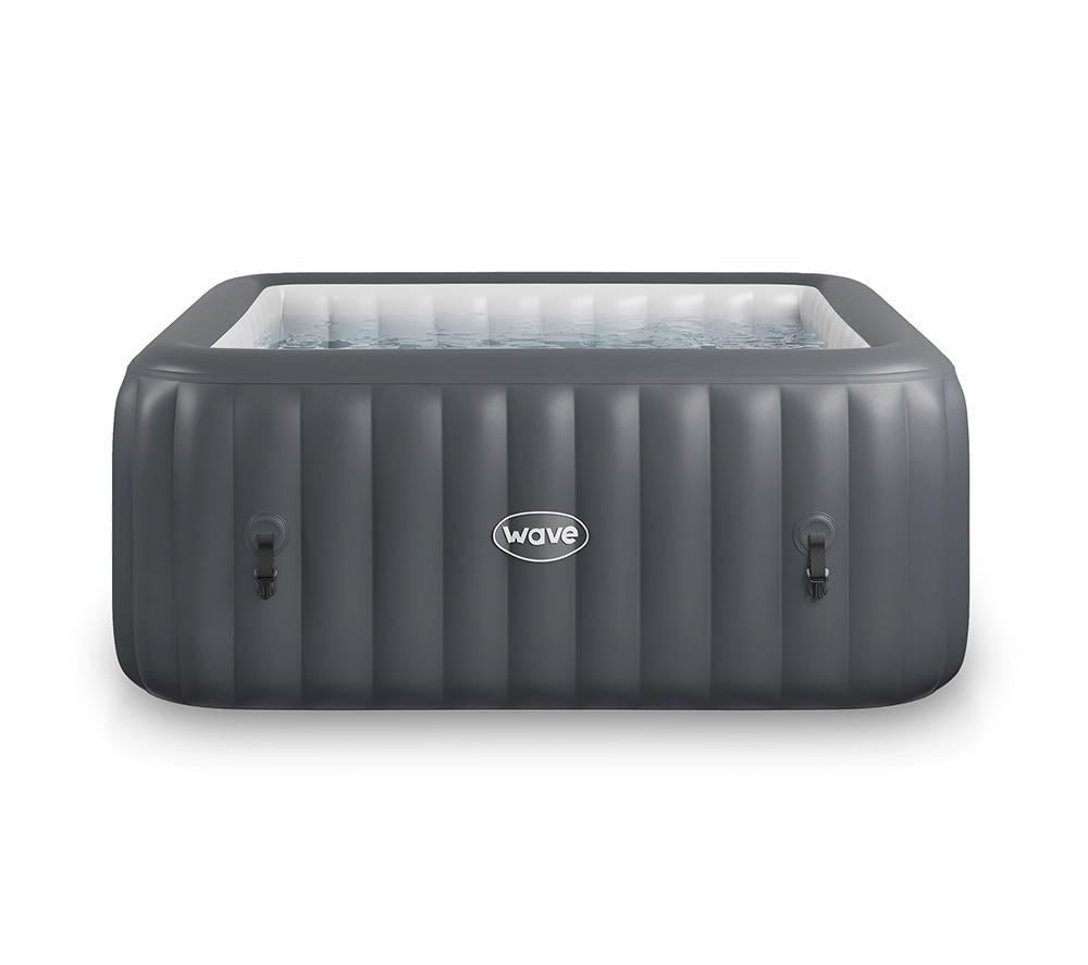 WAVE Pacific Inflatable Hot Tub 4 Persons - Dark Grey image number 4 of 6