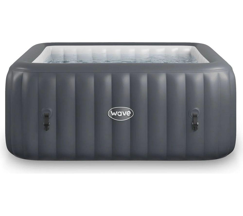 WAVE Pacific Inflatable Hot Tub 4 Persons - Dark Grey image number 7 of 9
