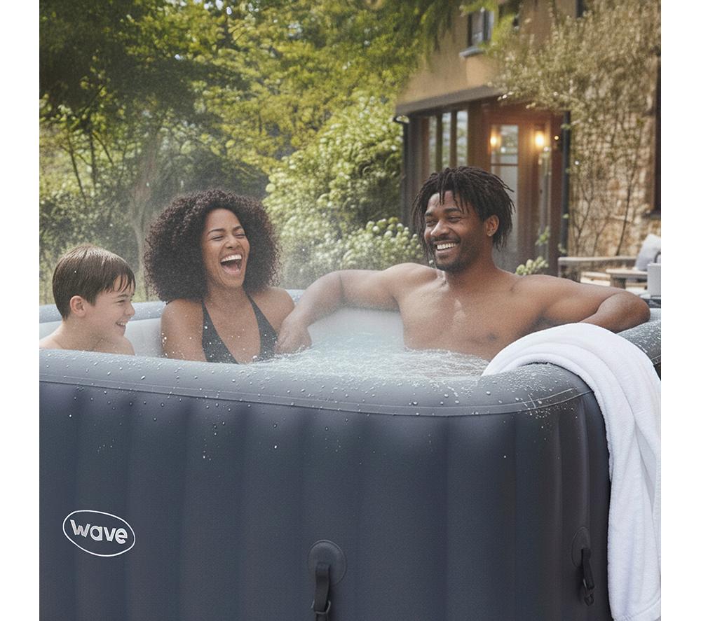 WAVE Pacific Inflatable Hot Tub 4 Persons - Navy image number 3 of 6