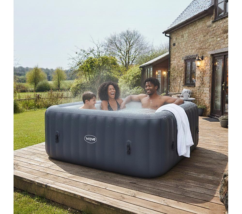 WAVE Pacific Inflatable Hot Tub 6 Persons - Navy image number 2 of 6