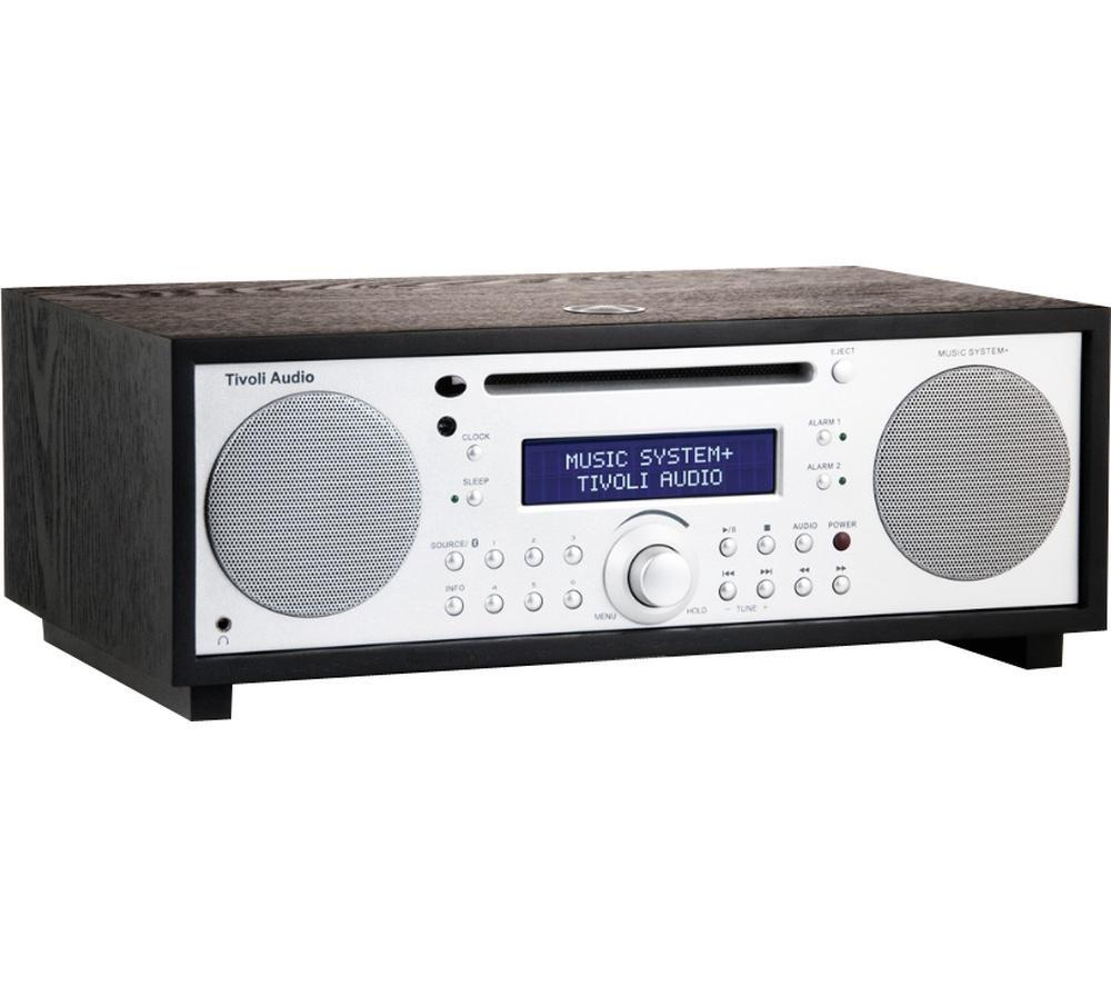 TIVOLI Music System+ Bluetooth All-in-One Traditional Hi-Fi System - Black Ash & Silver image number 2 of 4