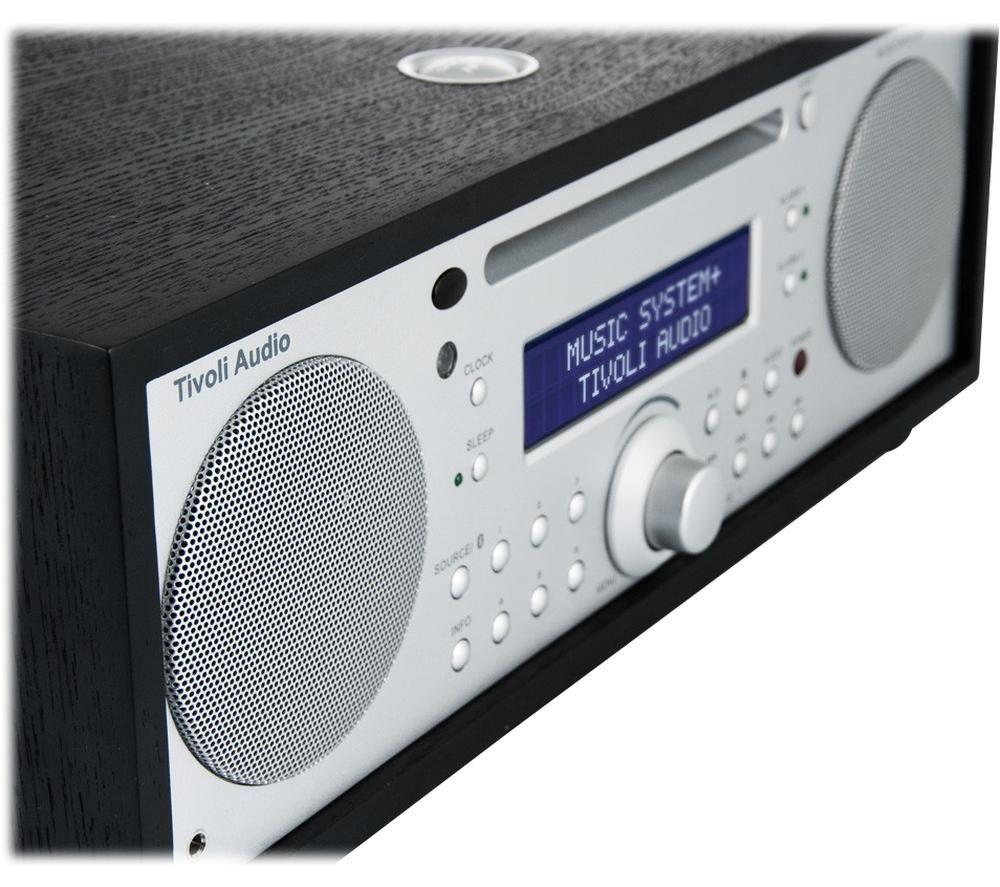 TIVOLI Music System+ Bluetooth All-in-One Traditional Hi-Fi System - Black Ash & Silver image number 4 of 4