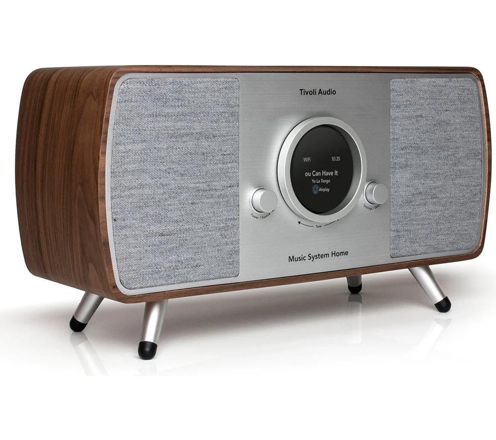 TIVOLI Music System Home Gen 2 Wireless Multi-room Traditional Hi-Fi System - Walnut & Grey image number 2 of 3