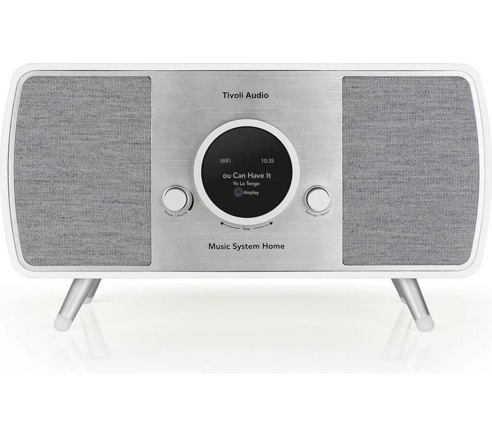 TIVOLI Music System Home Gen 2 Wireless Multi-room Traditional Hi-Fi System - White & Grey