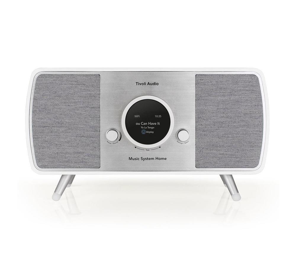 TIVOLI Music System Home Gen 2 Wireless Multi-room Traditional Hi-Fi System - White & Grey image number 2 of 6