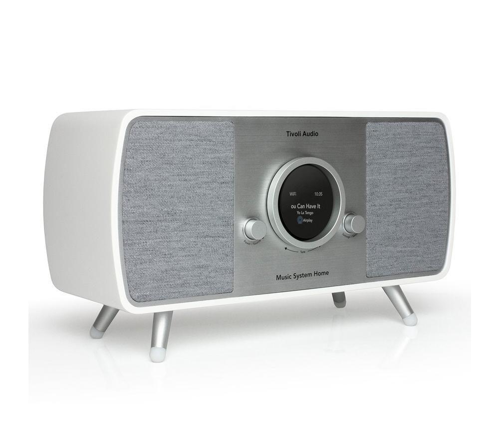 TIVOLI Music System Home Gen 2 Wireless Multi-room Traditional Hi-Fi System - White & Grey image number 3 of 6