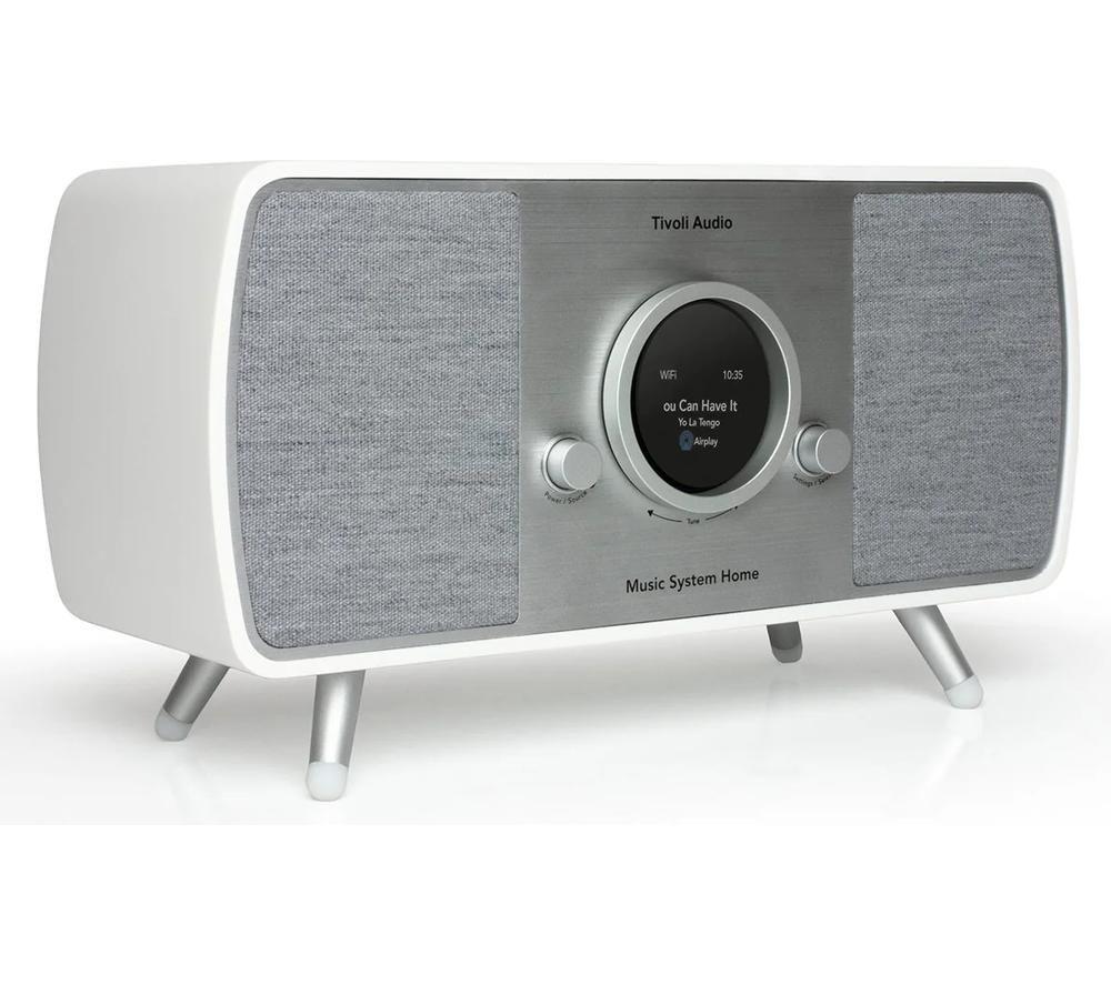 TIVOLI Music System Home Gen 2 Wireless Multi-room Traditional Hi-Fi System - White & Grey image number 4 of 6