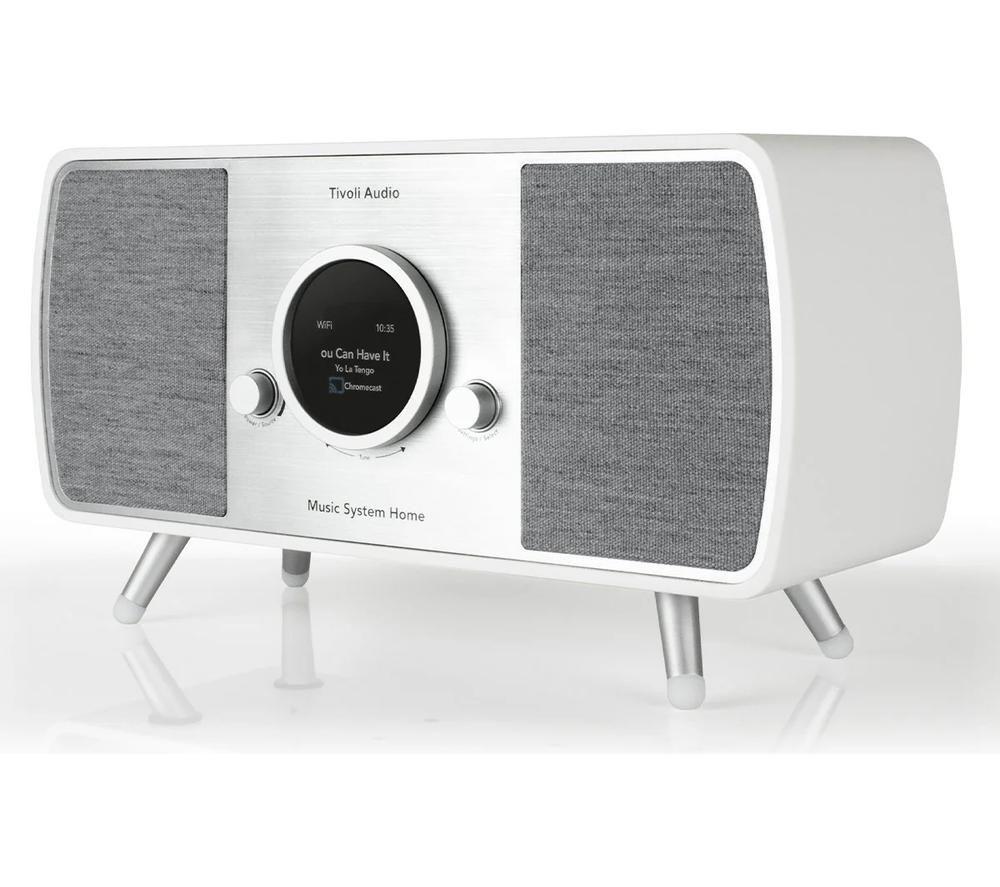 TIVOLI Music System Home Gen 2 Wireless Multi-room Traditional Hi-Fi System - White & Grey image number 5 of 6