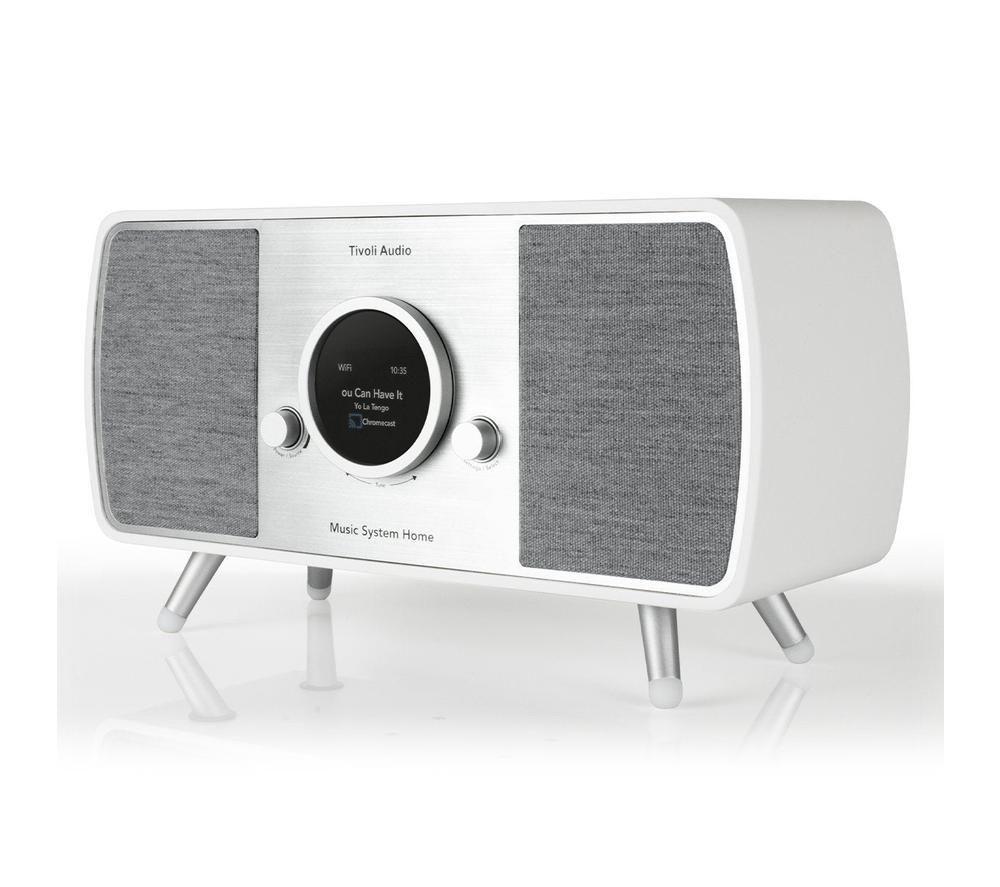 TIVOLI Music System Home Gen 2 Wireless Multi-room Traditional Hi-Fi System - White & Grey image number 6 of 6