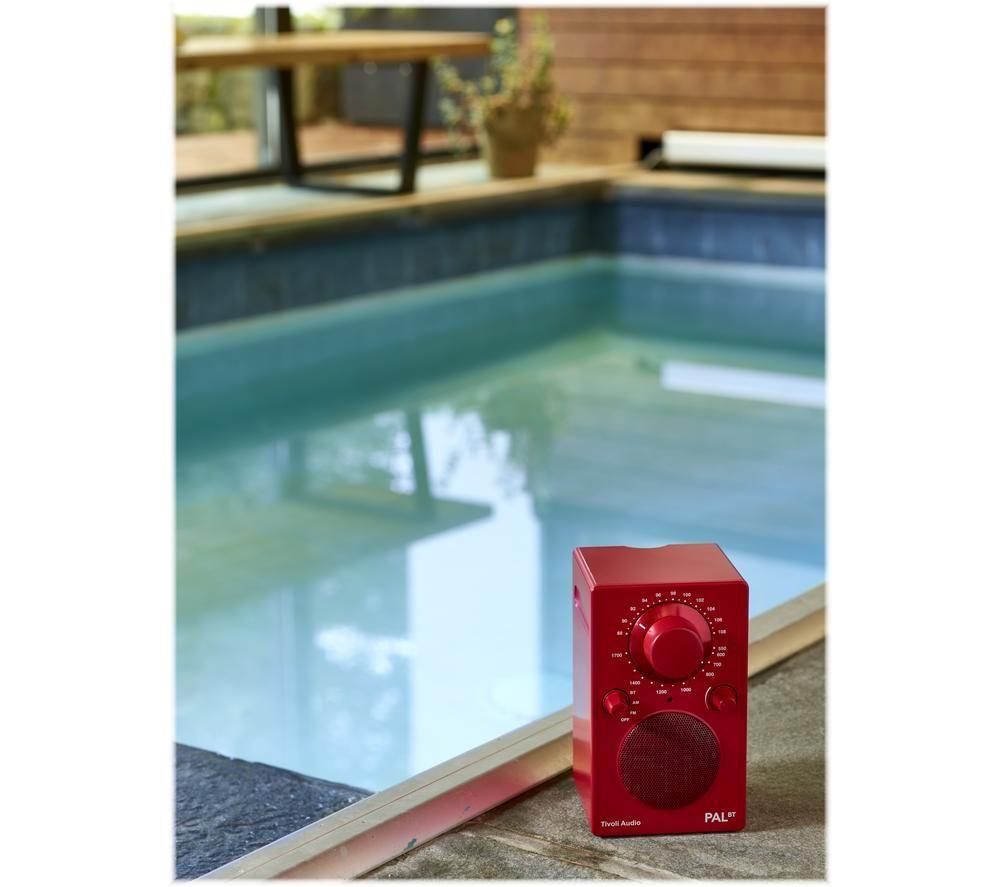 TIVOLI PAL BT DAB/FM Portable Bluetooth Radio - Red image number 4 of 10