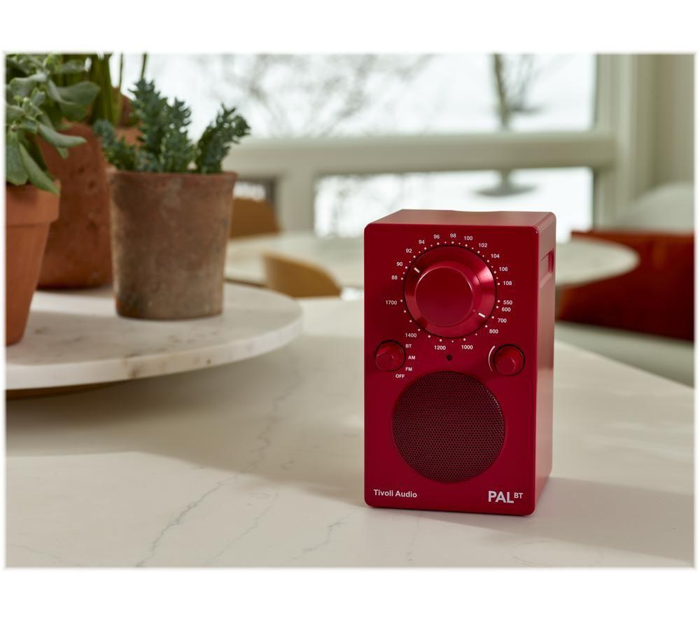 TIVOLI PAL BT DAB/FM Portable Bluetooth Radio - Red image number 7 of 10