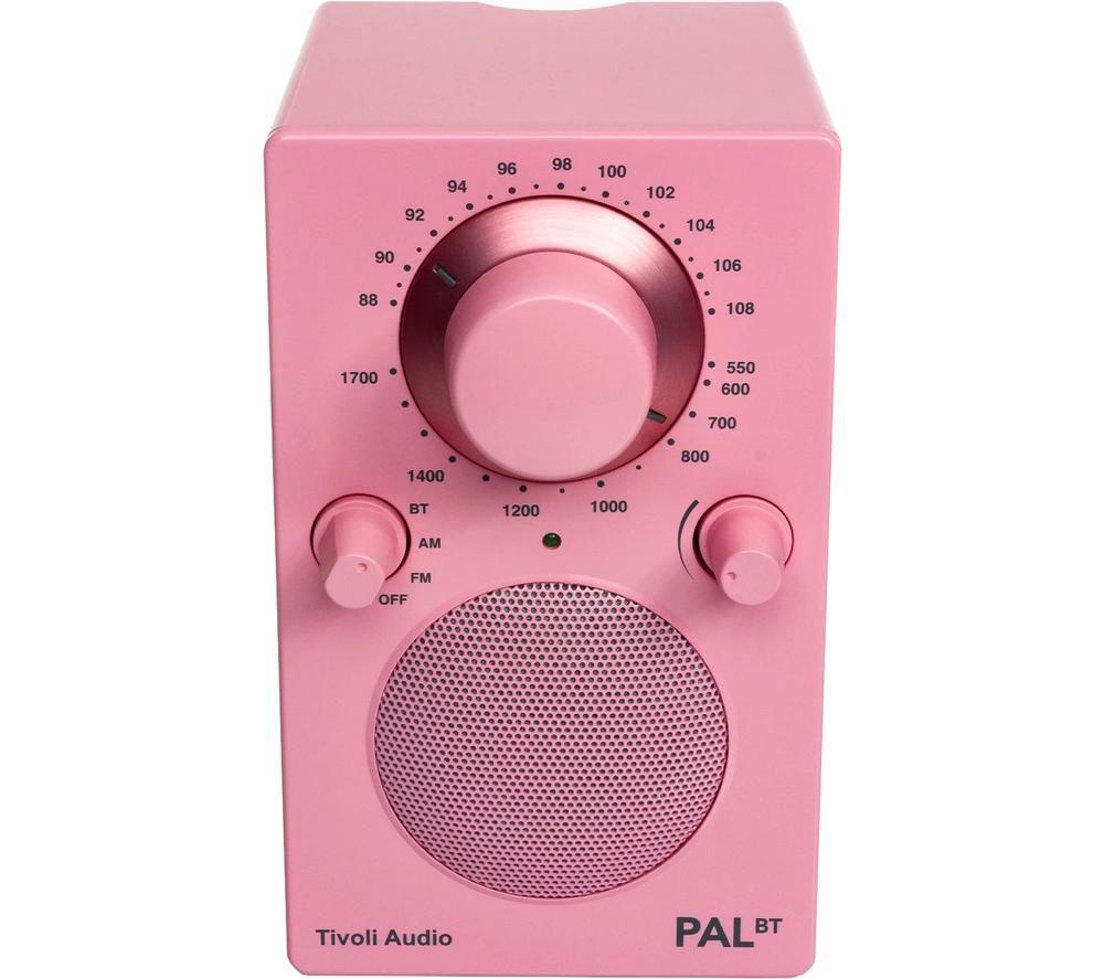 TIVOLI PAL BT DAB/FM Portable Bluetooth Radio - Pink image number 2 of 4