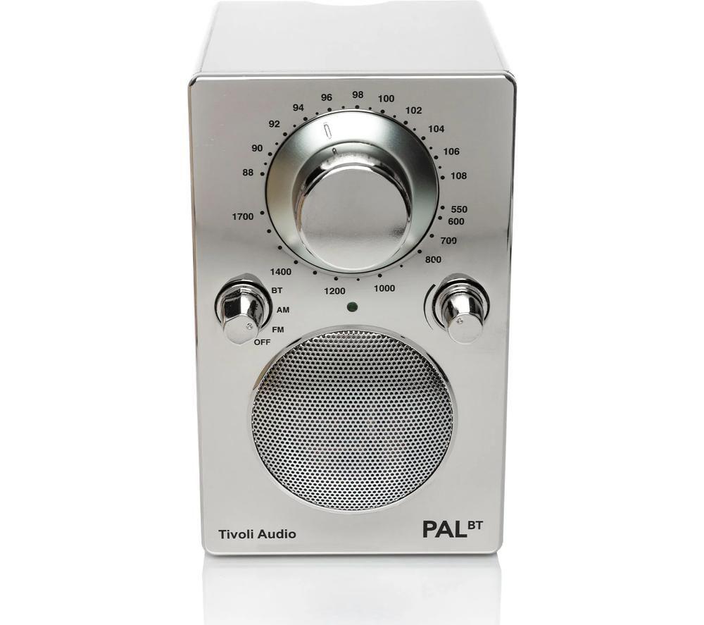 TIVOLI PAL BT DAB/FM Portable Bluetooth Radio - Chrome image number 2 of 5