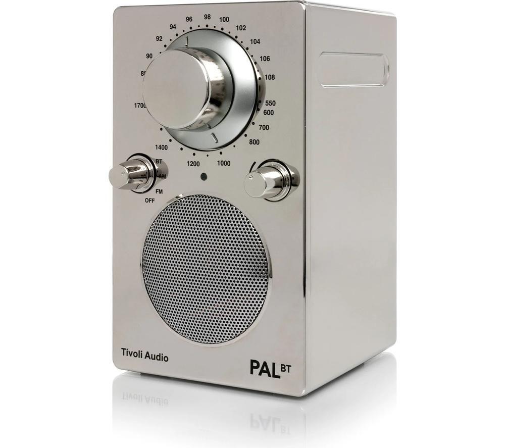 TIVOLI PAL BT DAB/FM Portable Bluetooth Radio - Chrome image number 5 of 5