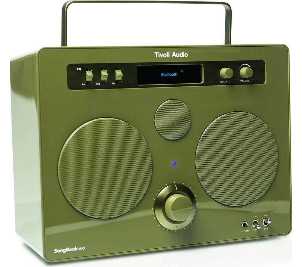 TIVOLI SongBook Max Portable DAB+/FM Bluetooth Speaker - Green image number 3 of 5