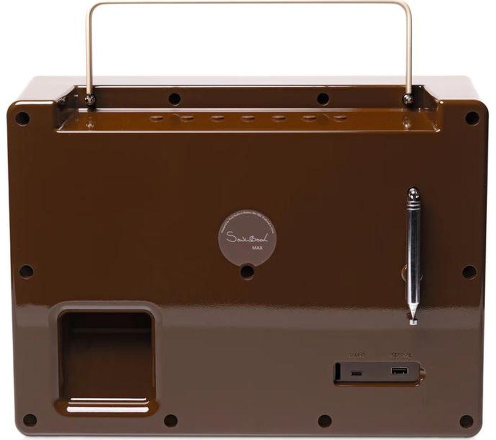 TIVOLI SongBook Max Portable DAB+/FM Bluetooth Speaker - Cream & Brown image number 4 of 5