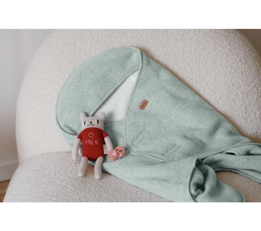 BEABA Babynomade Wrapping Blanket - Sage Green image number 2 of 6