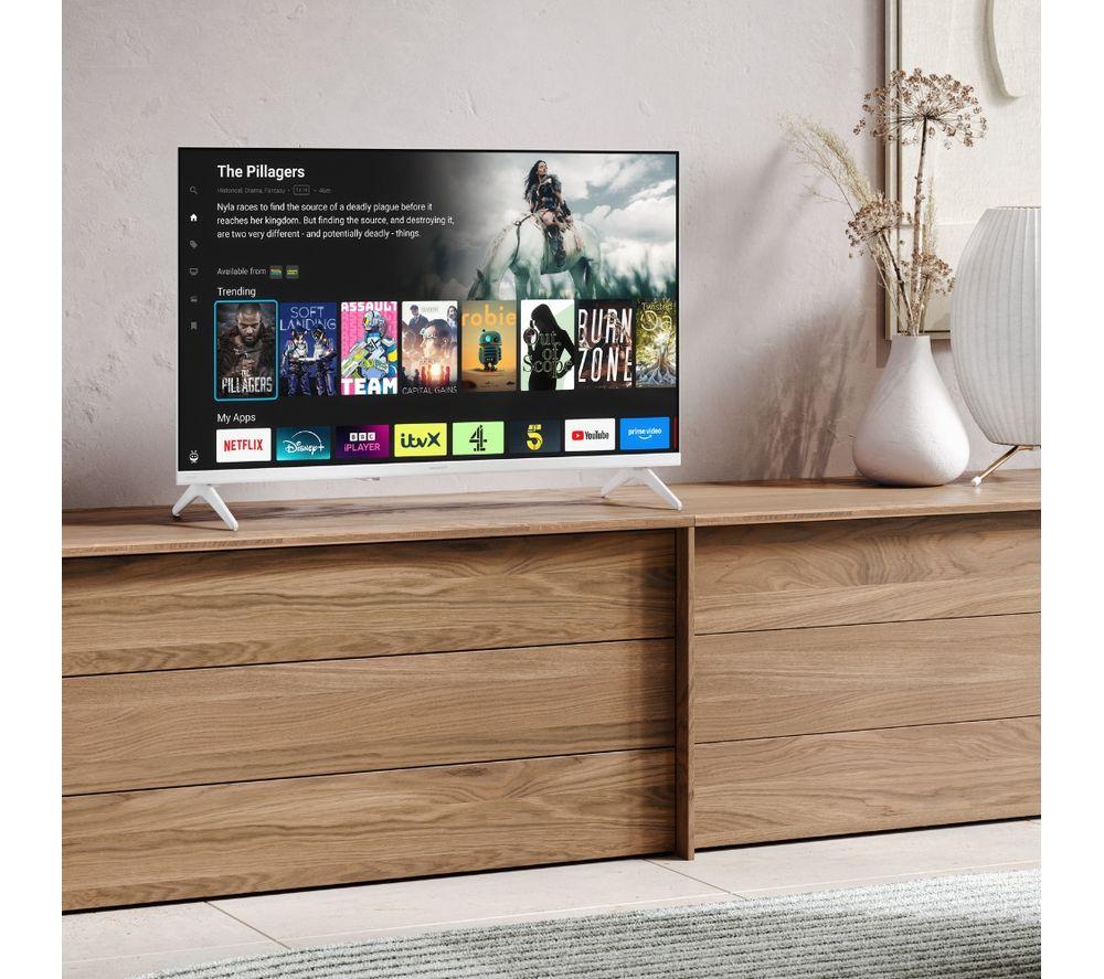 SHARP 1T-C32HE2245KW 32" Smart HD Ready HDR LED TV - White image number 2 of 10