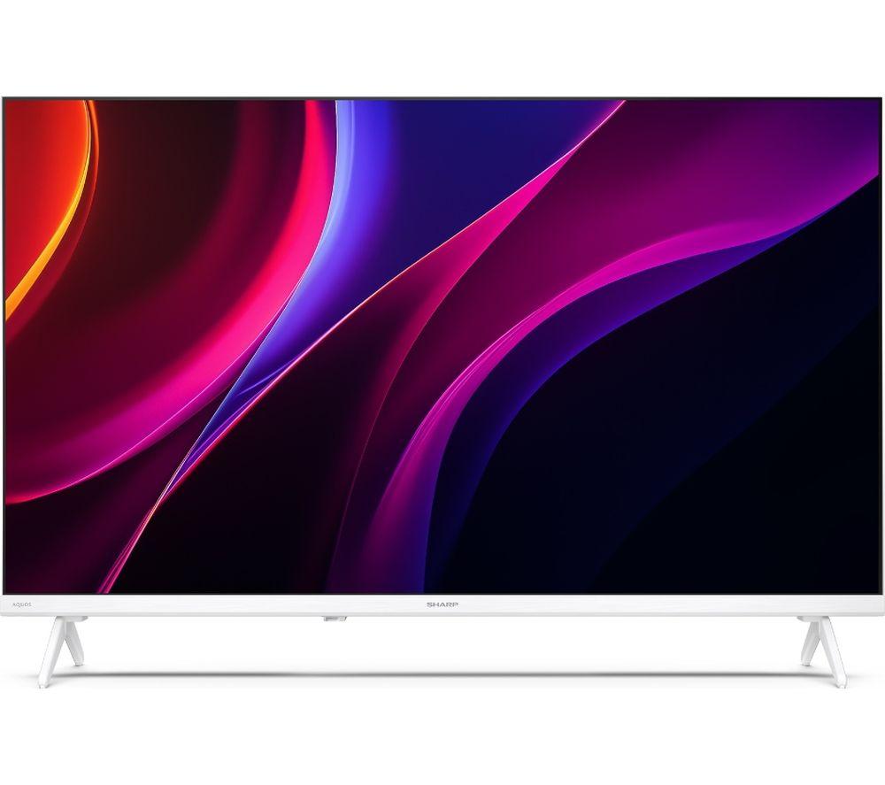 SHARP 1T-C32HE2245KW 32" Smart HD Ready HDR LED TV - White image number 9 of 10