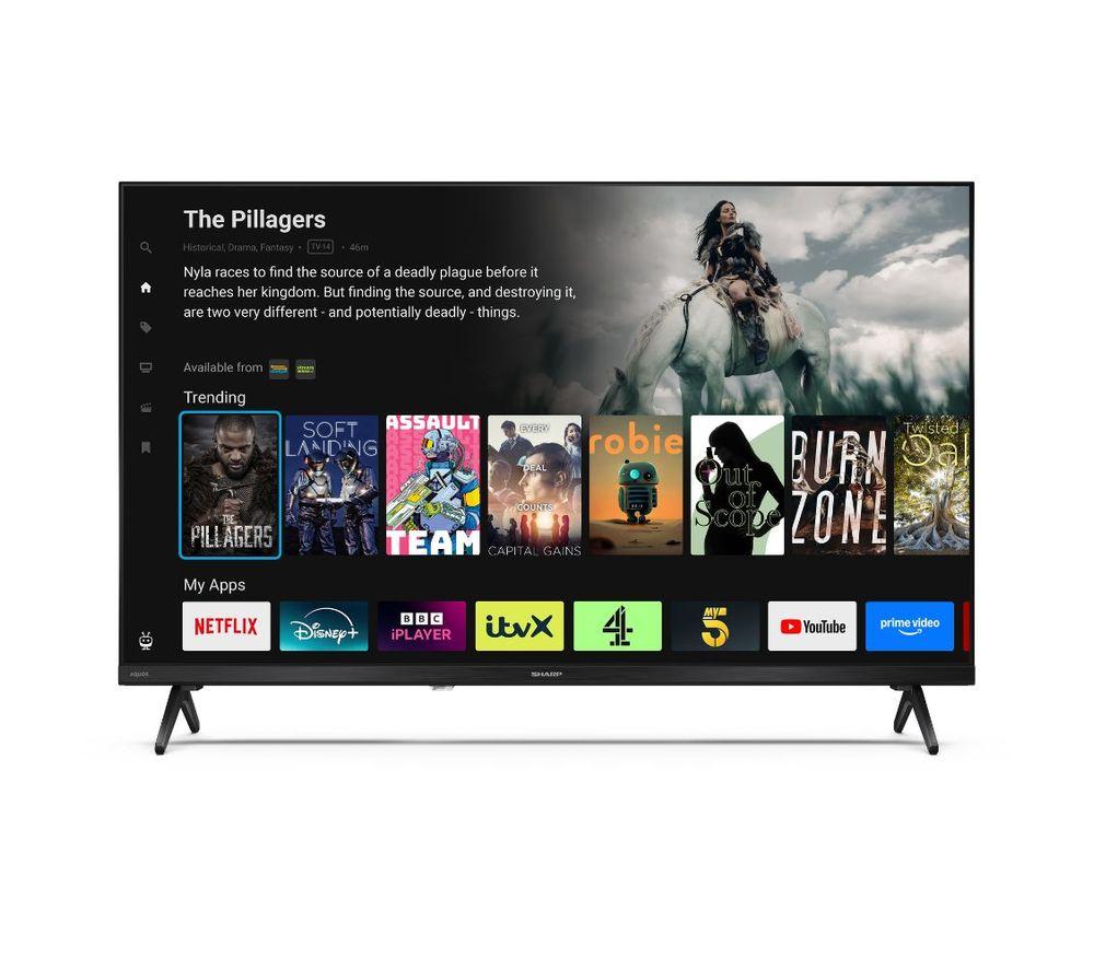 SHARP 1T-C32HE3245KB 32" Smart HD Ready HDR QLED TV image number 6 of 11