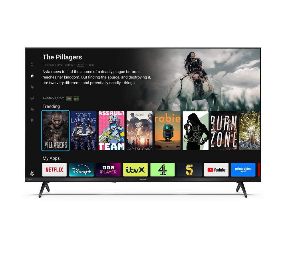 SHARP 2T-C40HE3245KB 40" Smart Full HD HDR QLED TV image number 4 of 10