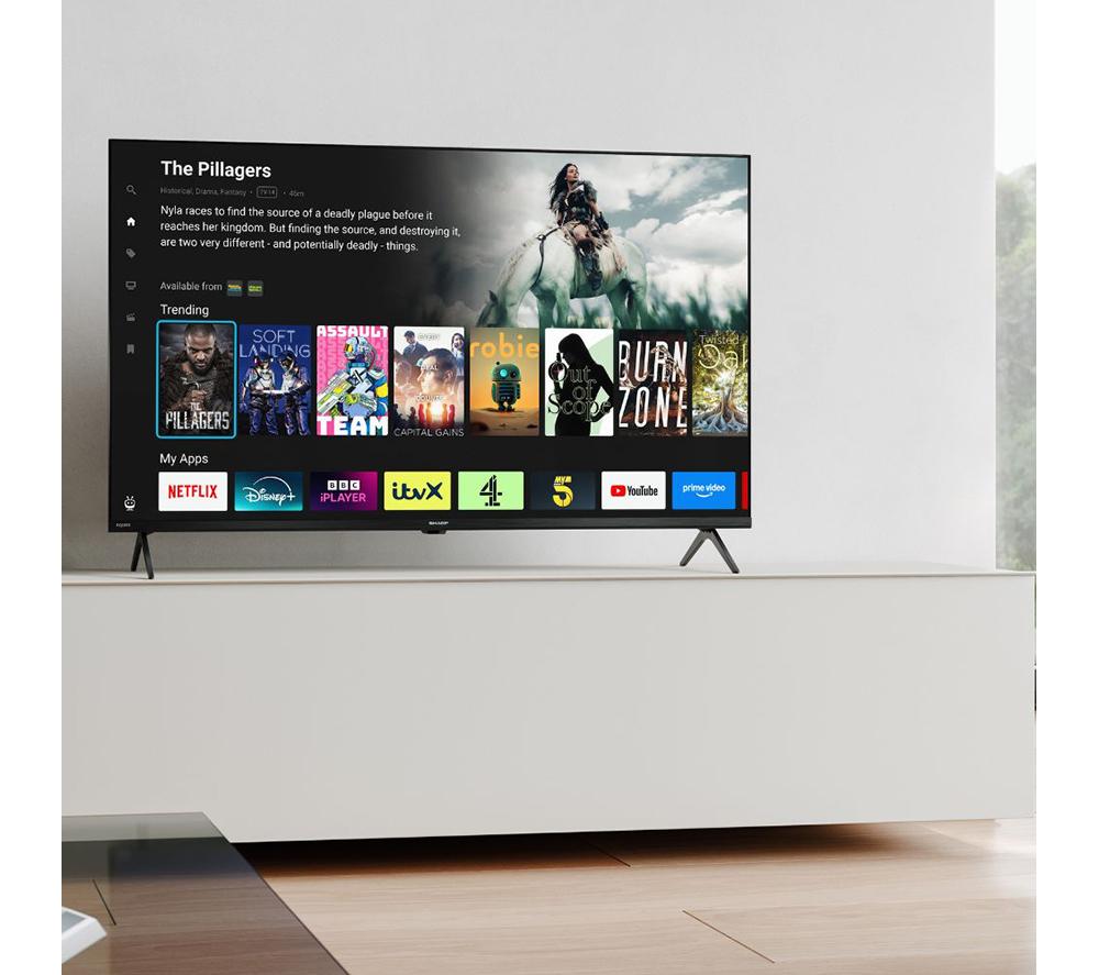 SHARP 4T-C43HM5245KB 40" Smart 4K Ultra HD HDR QLED TV image number 11 of 11