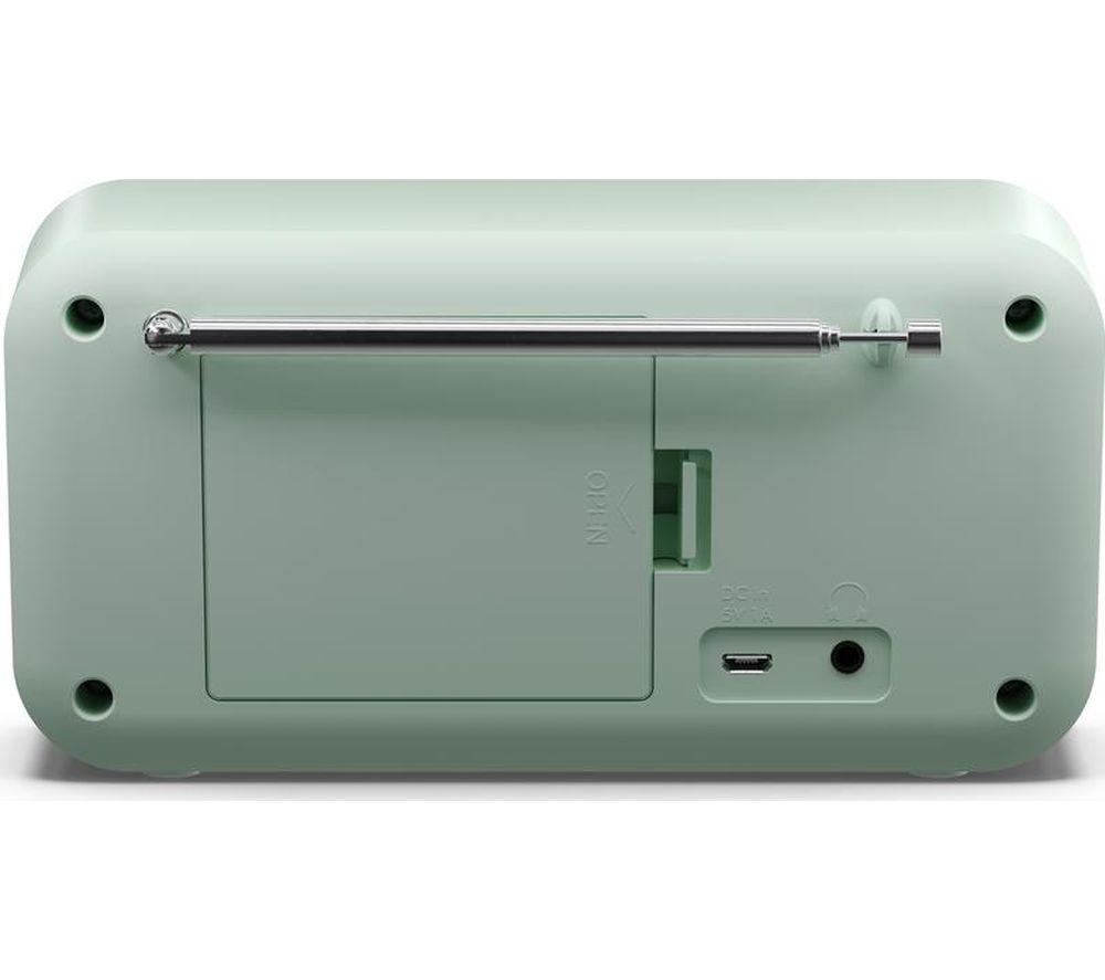 SHARP Tokyo DR-P420 Portable DAB+/FM Bluetooth Radio - Aquamarine Green image number 5 of 7