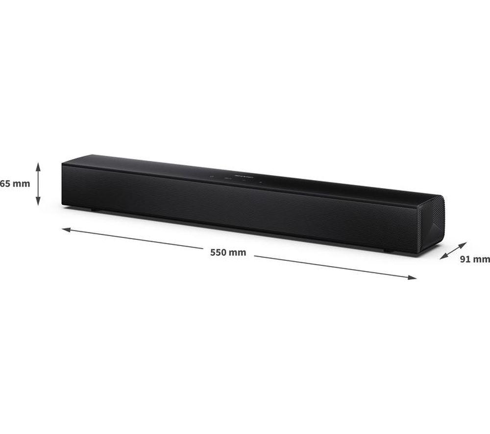 SHARP HT-SB121 2.0 Compact Sound Bar image number 4 of 10