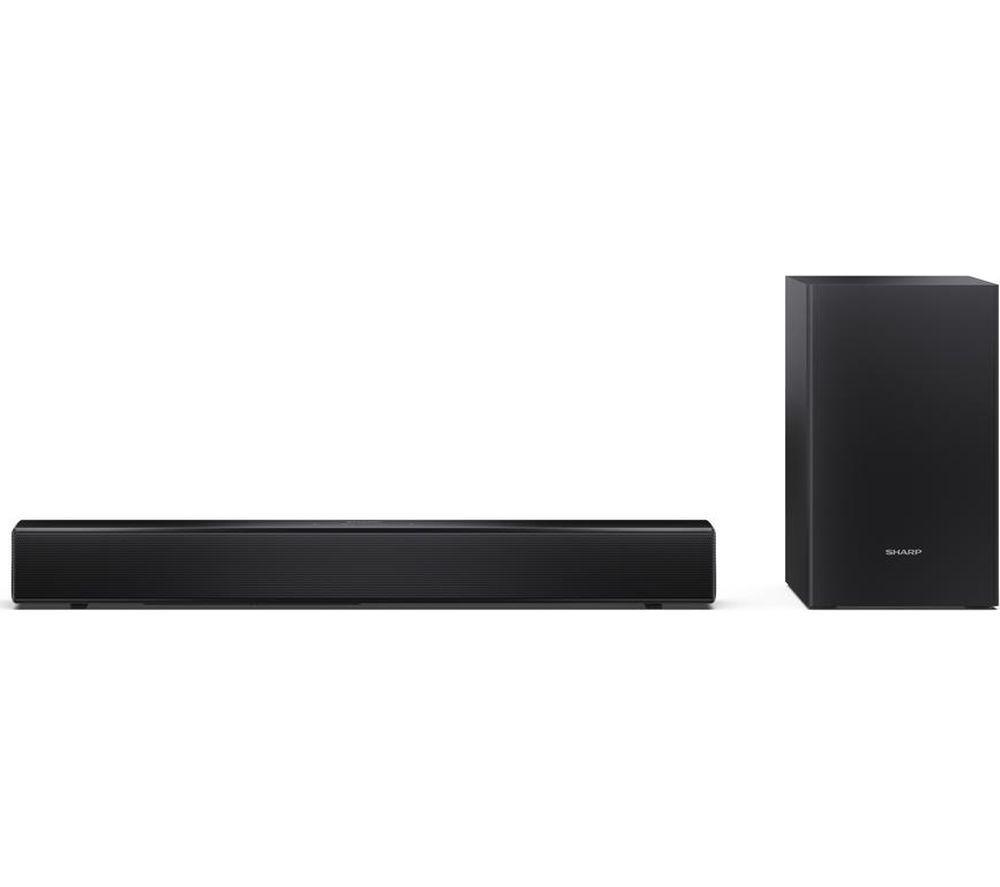 SHARP HT-SBW121K 2.1 Wireless Compact Sound Bar image number 5 of 12