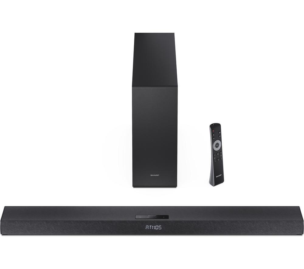 SHARP HT-SBW320 2.1 Sound Bar with Dolby Atmos & DTS Virtual:X image number 7 of 10