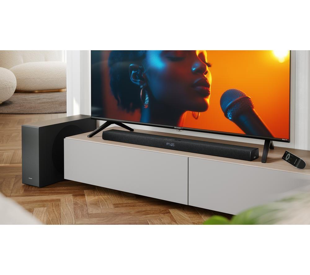 SHARP HT-SBW320 2.1 Sound Bar with Dolby Atmos & DTS Virtual:X image number 10 of 10