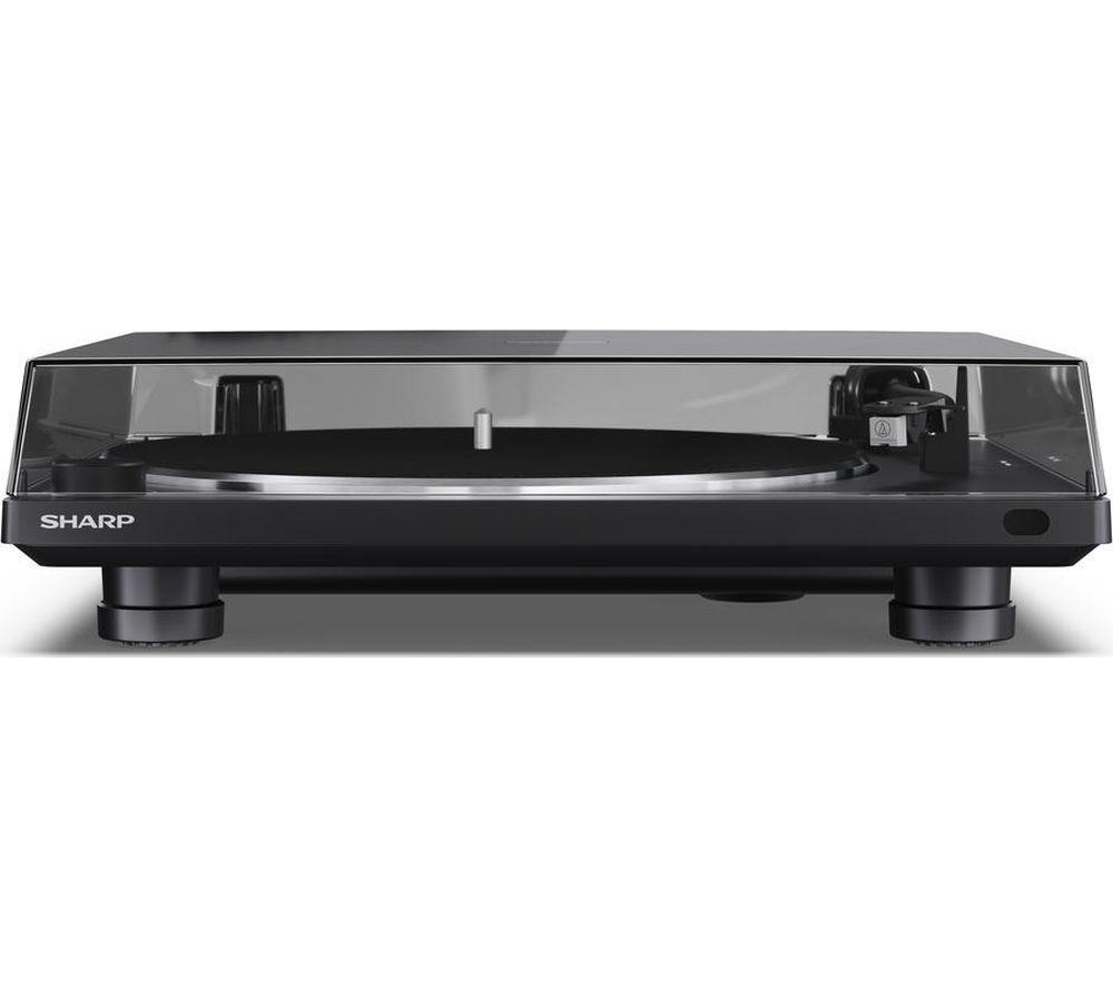SHARP RP-TT100 Fully Automatic Bluetooth Turntable with Remote Control - Matte Black image number 8 of 12