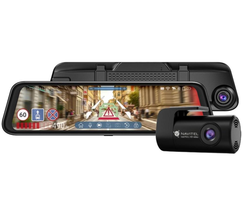 NAVITEL MR750 Smart Dual 2K Quad HD Front & Full HD Rear Dash Cam - Black image number 2 of 9