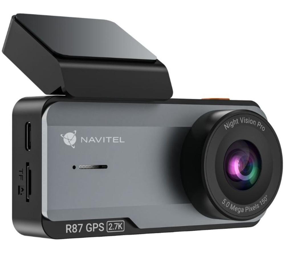 NAVITEL R87 GPS 2.7K Front Dash Cam - Grey & Black image number 2 of 8