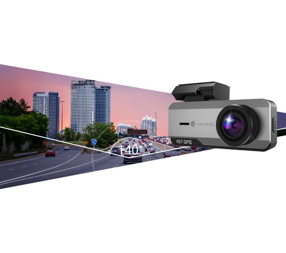 NAVITEL R37 GPS Full HD Front Dash Cam - Grey & Black image number 2 of 6