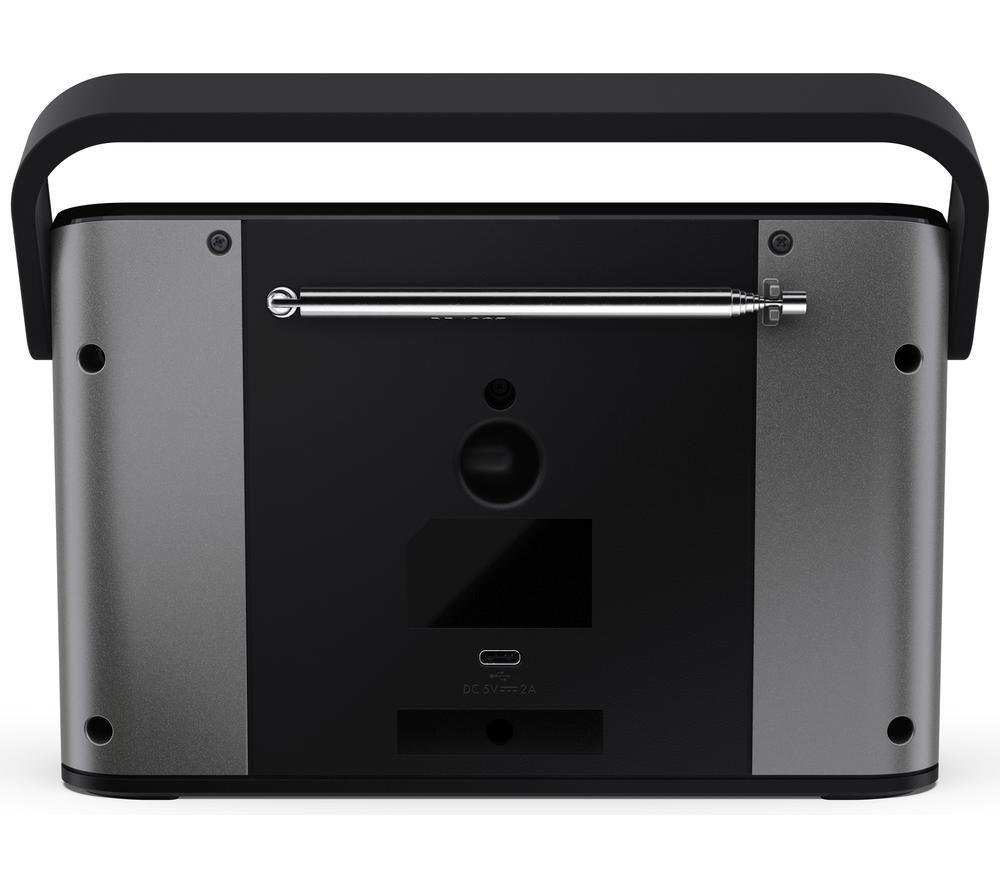 SHARP Osaka DR-P530 Portable DAB+/FM Bluetooth Radio - Storm Grey image number 5 of 9
