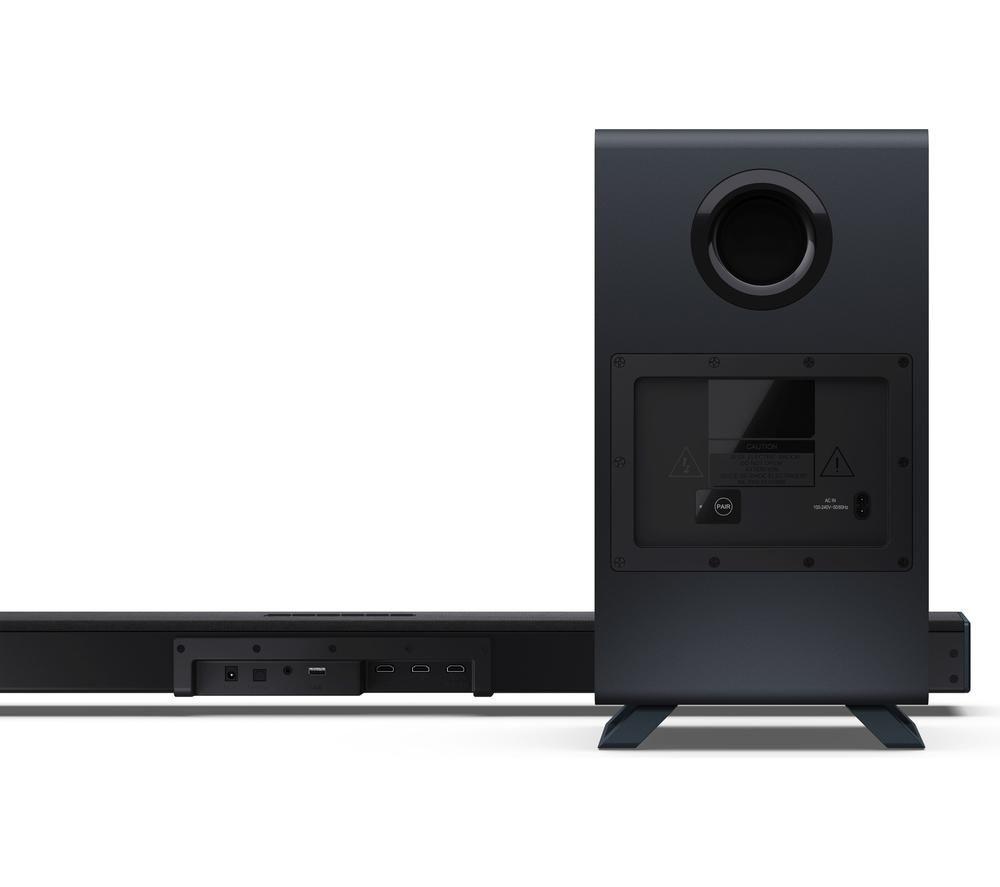 SHARP Q HT-SBW53121 3.1.2 Wireless Soundbar with Dolby Atmos & DTS:X - Black image number 2 of 12