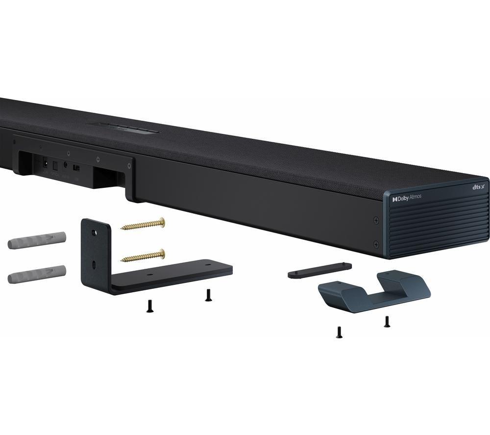 SHARP Q HT-SBW53121 3.1.2 Wireless Soundbar with Dolby Atmos & DTS:X - Black image number 6 of 12
