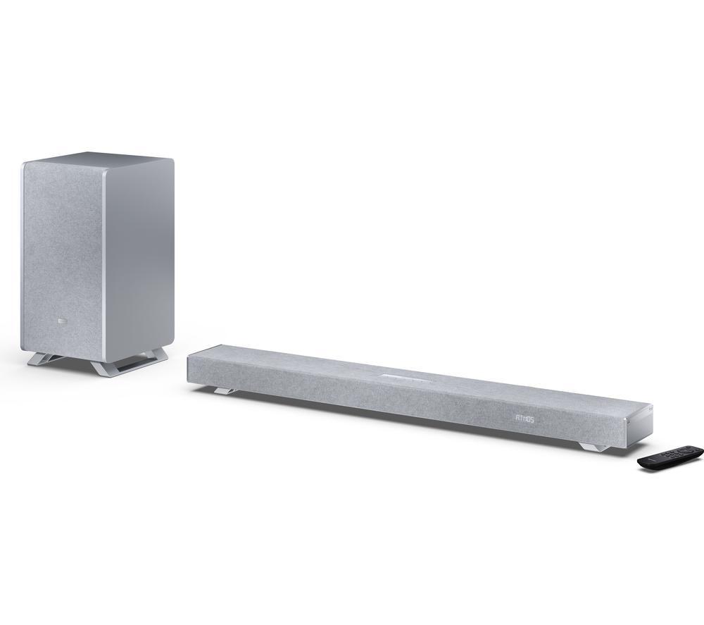 SHARP Q HT-SBW53121 3.1.2 Wireless Sound Bar with Dolby Atmos & DTS:X - Silver image number 3 of 13