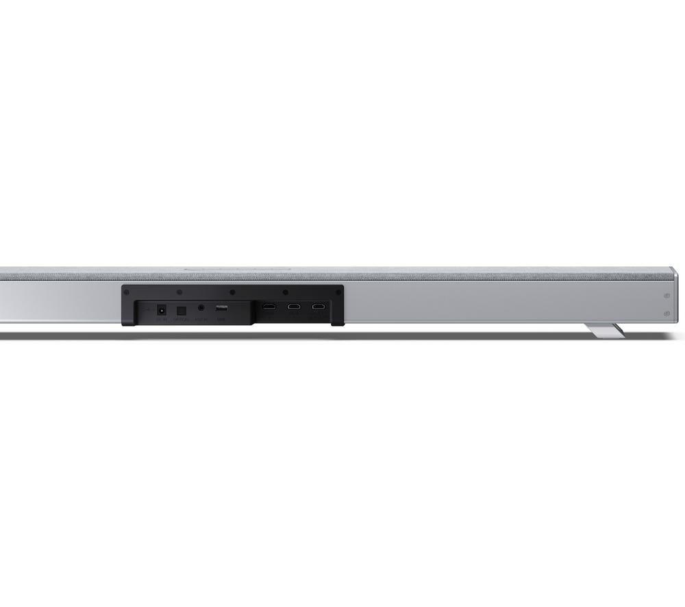 SHARP Q HT-SBW53121 3.1.2 Wireless Sound Bar with Dolby Atmos & DTS:X - Silver image number 5 of 13