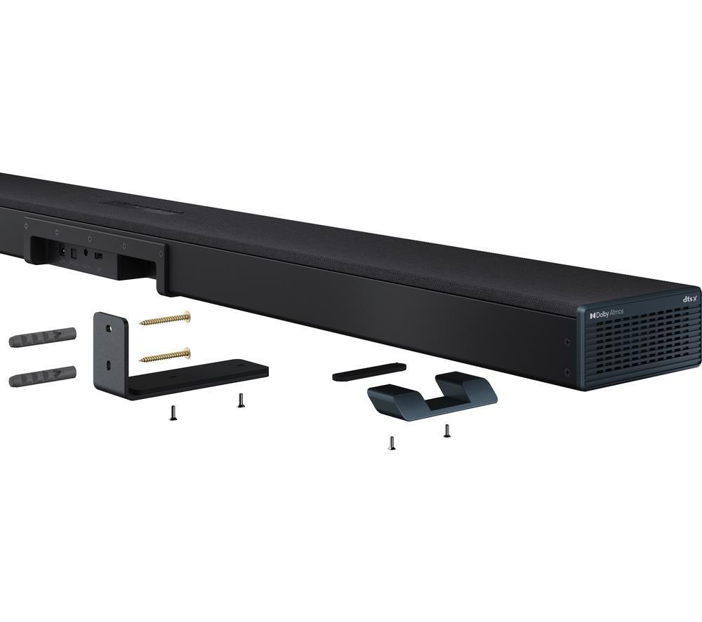 SHARP Q HT-SBW55121 5.1.2 Wireless Sound Bar with Dolby Atmos & DTS:X - Black image number 4 of 13