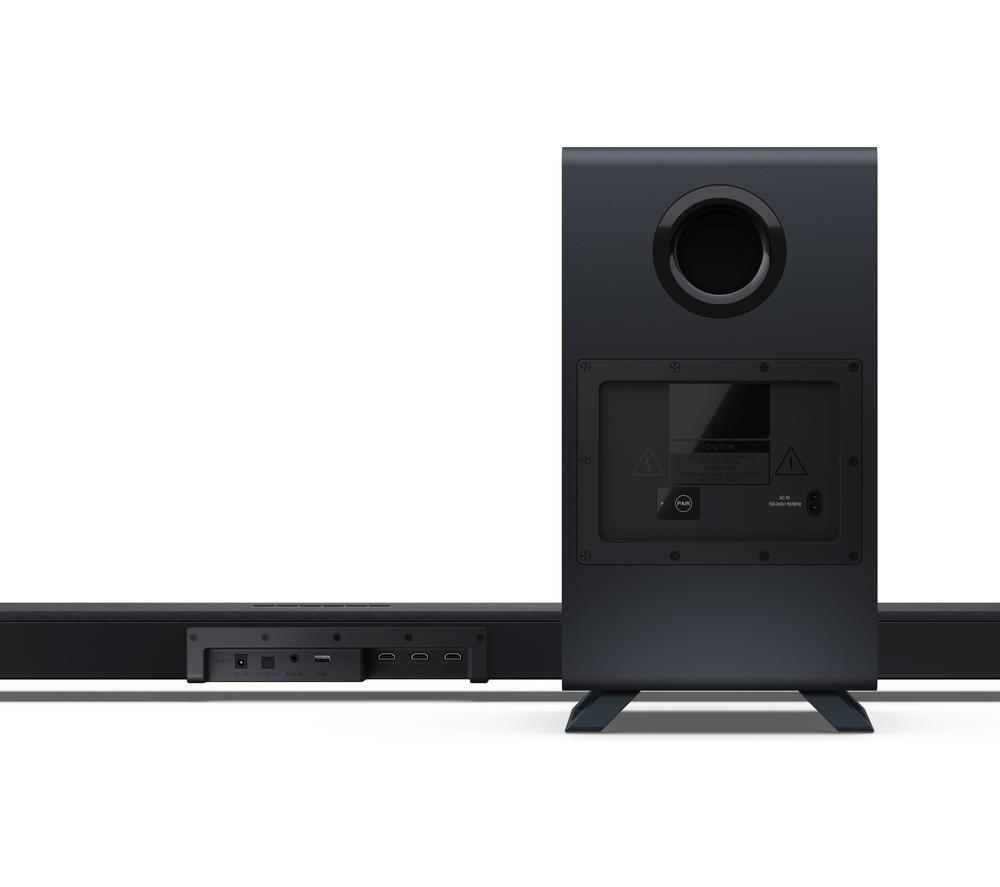 SHARP Q HT-SBW55121 5.1.2 Wireless Sound Bar with Dolby Atmos & DTS:X - Black image number 12 of 13
