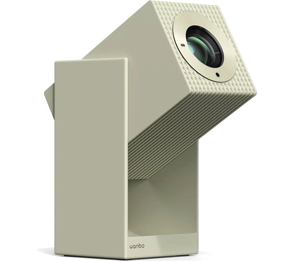 WANBO Cube 2 Pro Smart Full HD Home Cinema Projector - Beige Green image number 2 of 3