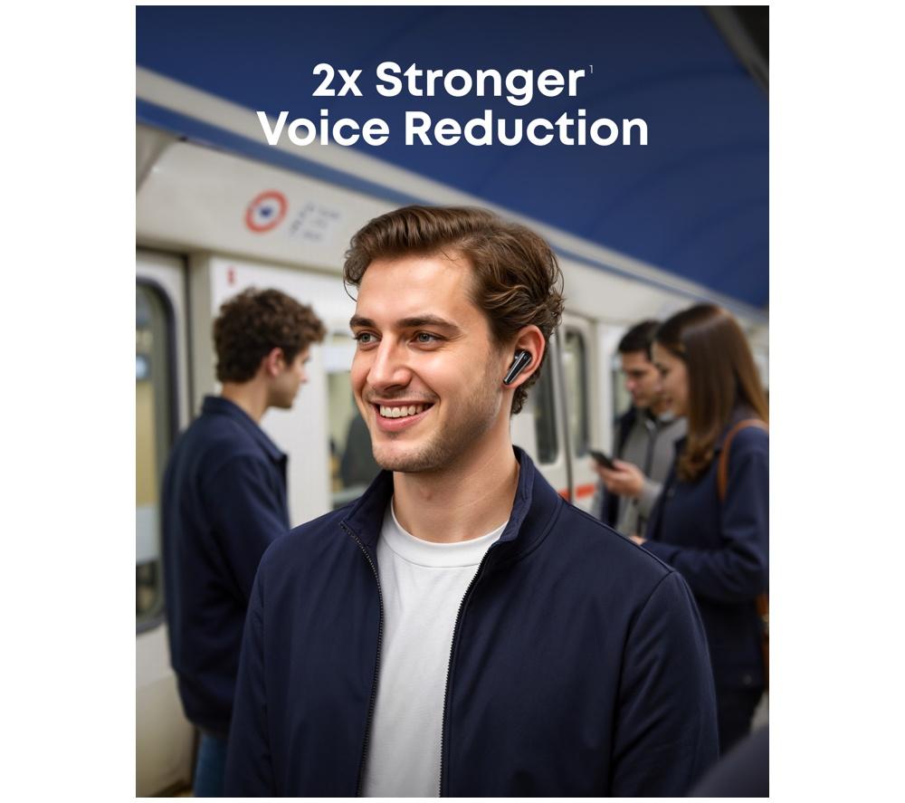 SOUNDCORE Liberty 5 Wireless Bluetooth Noise-Cancelling Earbuds - Black image number 4 of 9