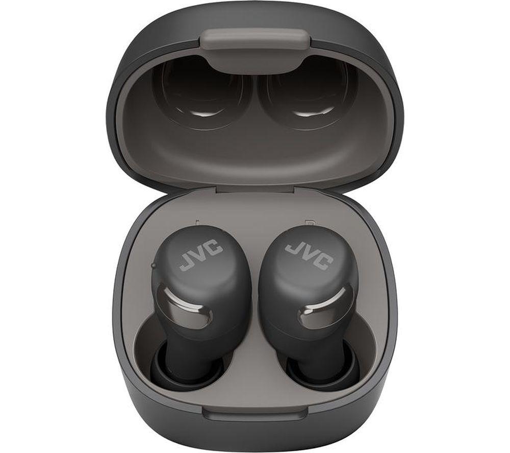 JVC HA-A30T2-B Wireless Bluetooth Noise-Cancelling Earbuds - Black image number 2 of 6