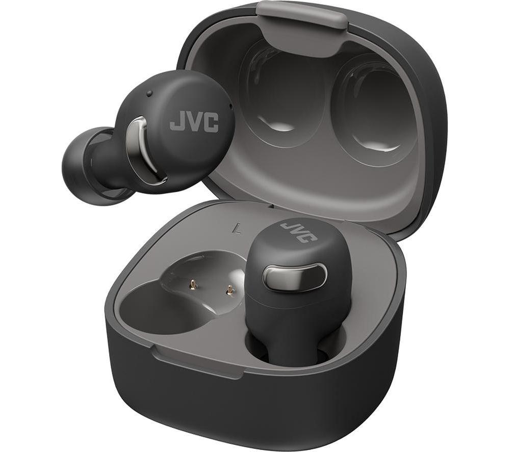 JVC HA-A30T2-B Wireless Bluetooth Noise-Cancelling Earbuds - Black image number 3 of 6