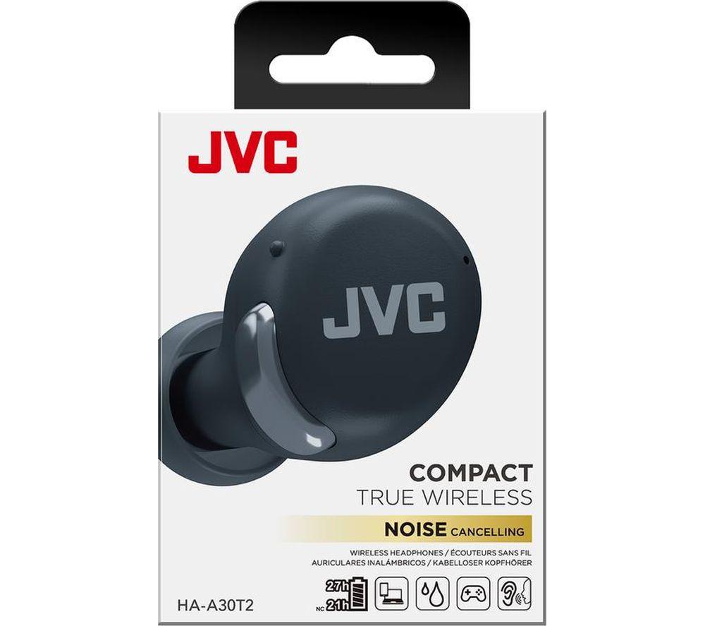 JVC HA-A30T2-B Wireless Bluetooth Noise-Cancelling Earbuds - Black image number 6 of 6