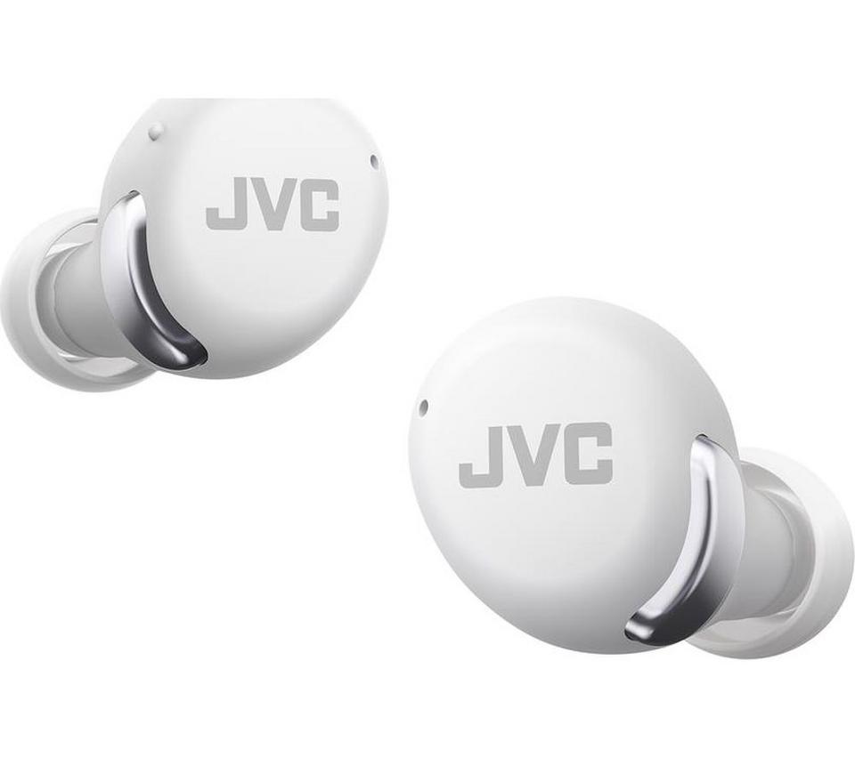JVC HA-A30T2-W Wireless Bluetooth Noise-Cancelling Earbuds - White