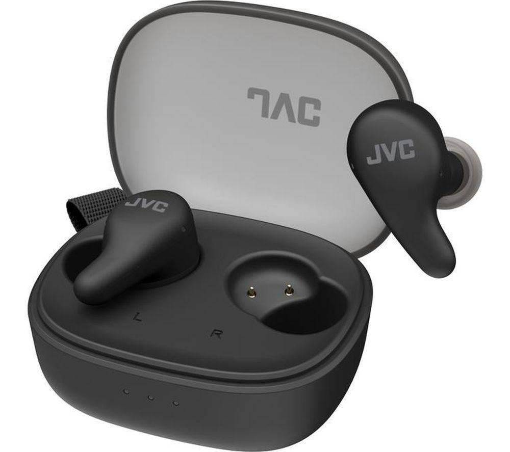 JVC HA-A23T-B Wireless Bluetooth Noise-Cancelling Earbuds - Black image number 2 of 4