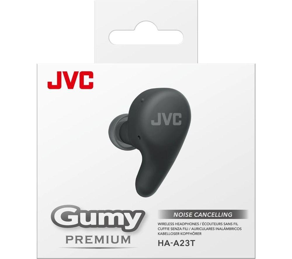 JVC HA-A23T-B Wireless Bluetooth Noise-Cancelling Earbuds - Black image number 4 of 4